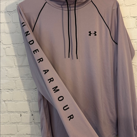 Under Armour Women Velocity Woodmark Lavender Long Sleeve Hoodie - Picture 4 of 6